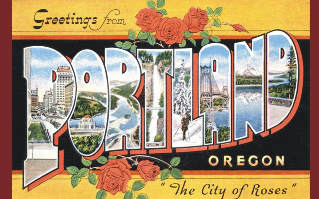 Portland OR postcard